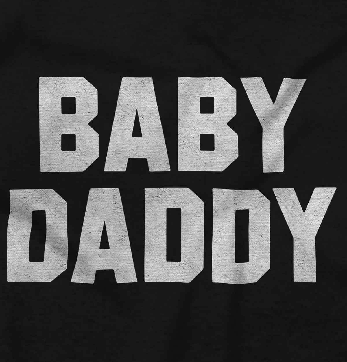 imageBaby Daddy Funny Expecting Fathers Mens Graphic T Shirt TeesBlack