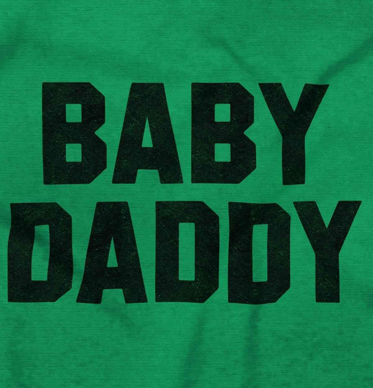 imageBaby Daddy Funny Expecting Fathers Mens Graphic T Shirt TeesIrish Green