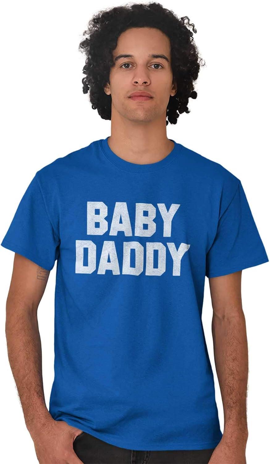 imageBaby Daddy Funny Expecting Fathers Mens Graphic T Shirt TeesRoyal