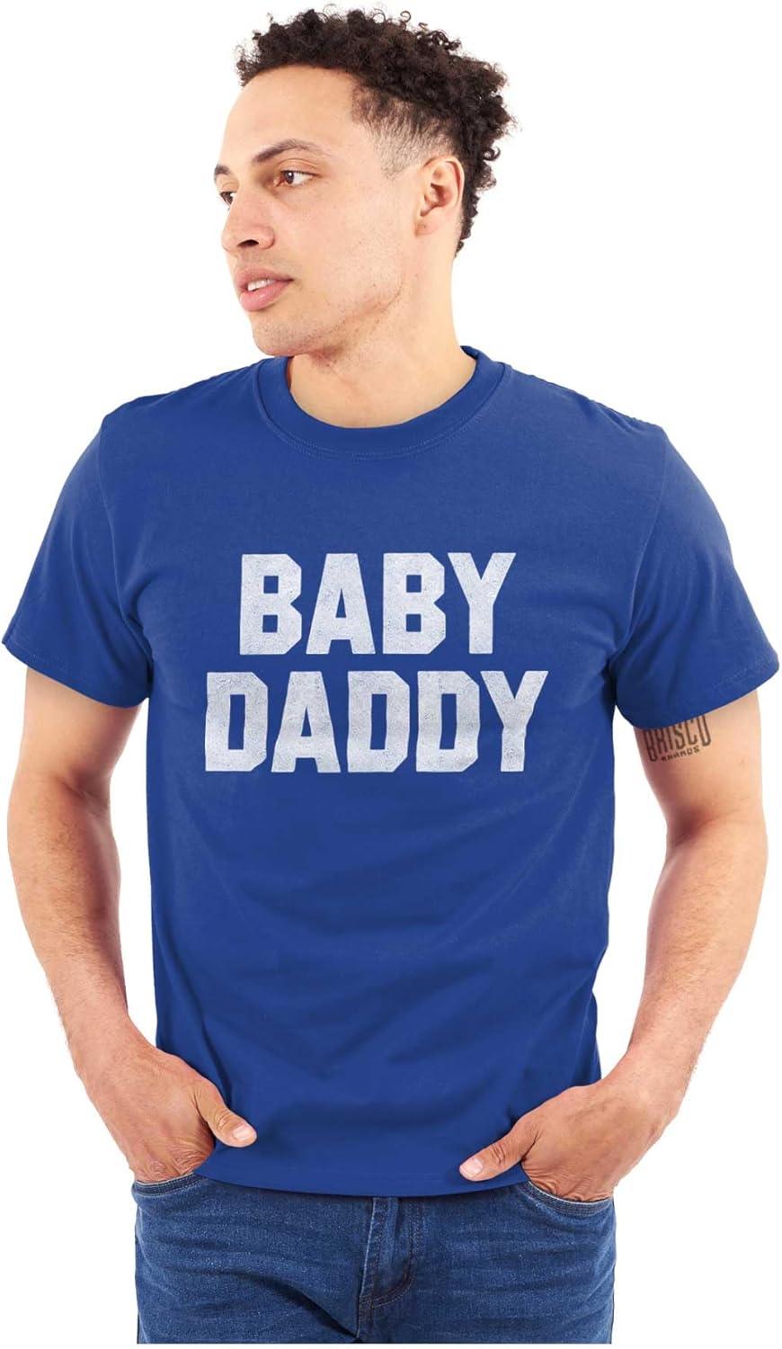 imageBaby Daddy Funny Expecting Fathers Mens Graphic T Shirt TeesRoyal