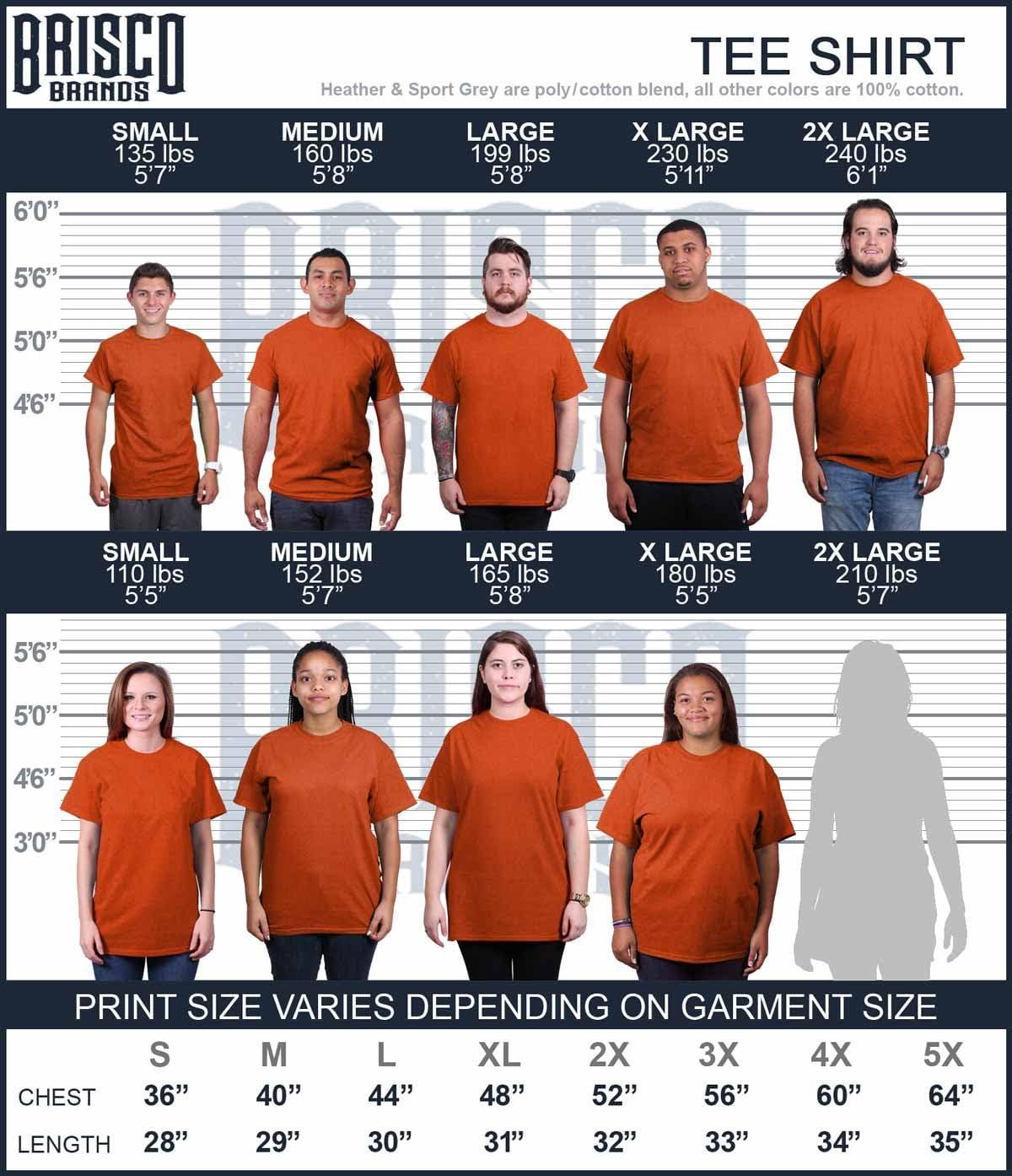 imageBrisco Brands Feed Me Pizza Graphic T Shirt Men or WomenAntique Orange