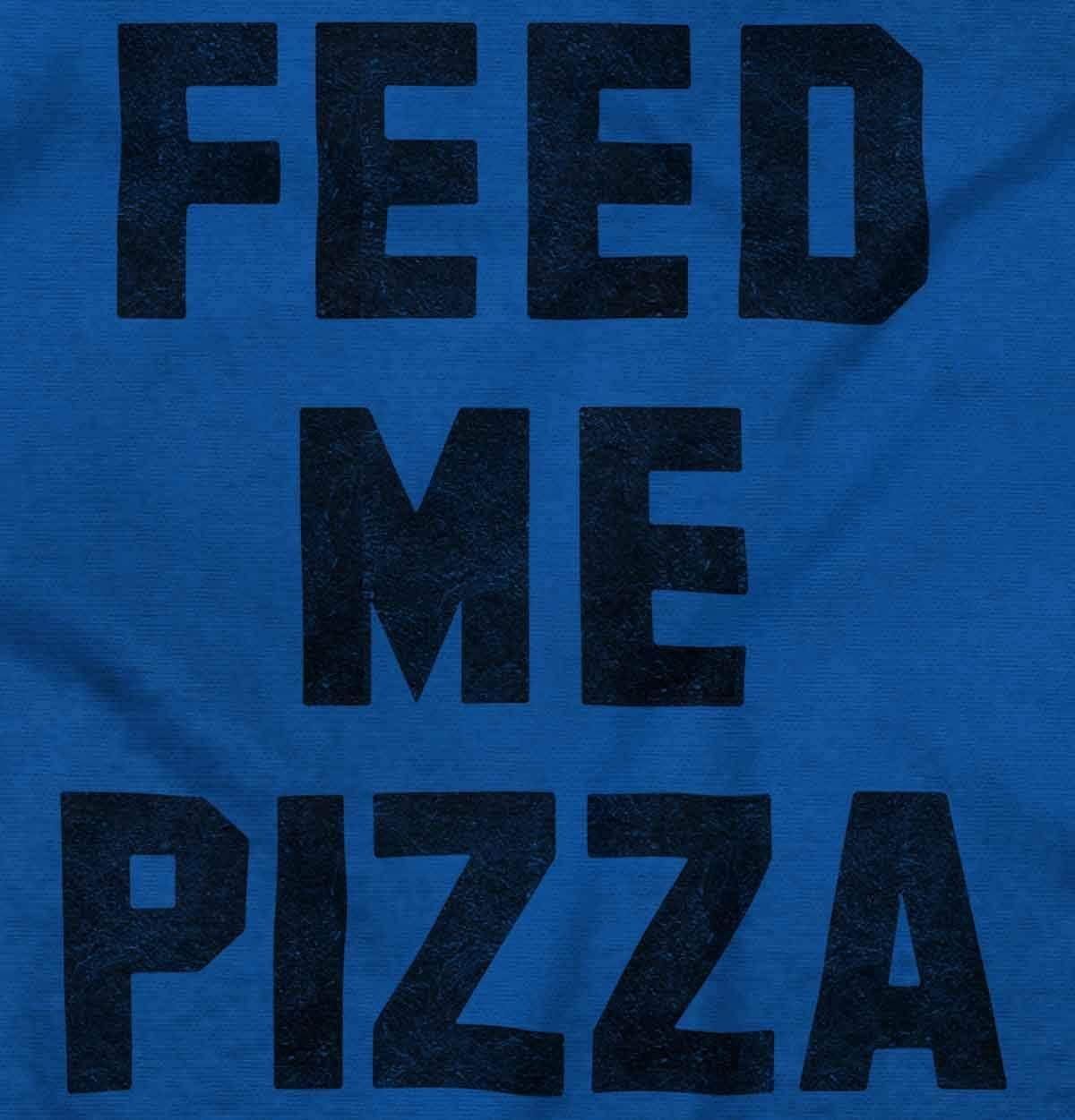 imageBrisco Brands Feed Me Pizza Hoodie Sweatshirt Women MenRoyal
