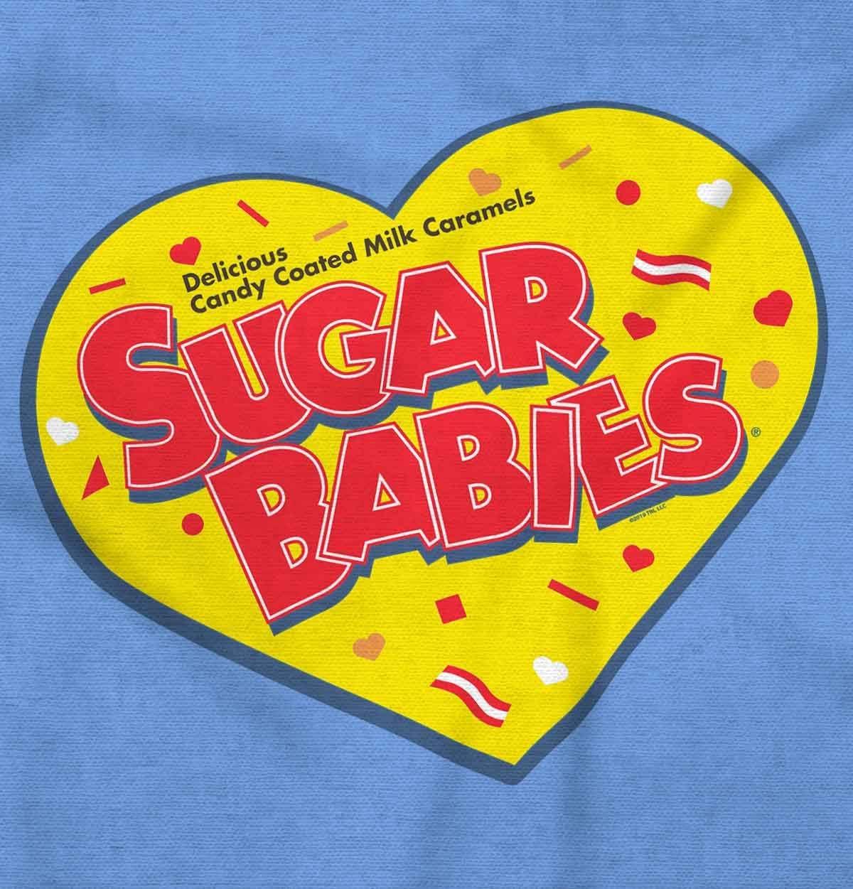 imageBrisco Brands Sugar Babies Chewy Caramel Candy Cute Hoodie Sweatshirt WomenCarolina Blue