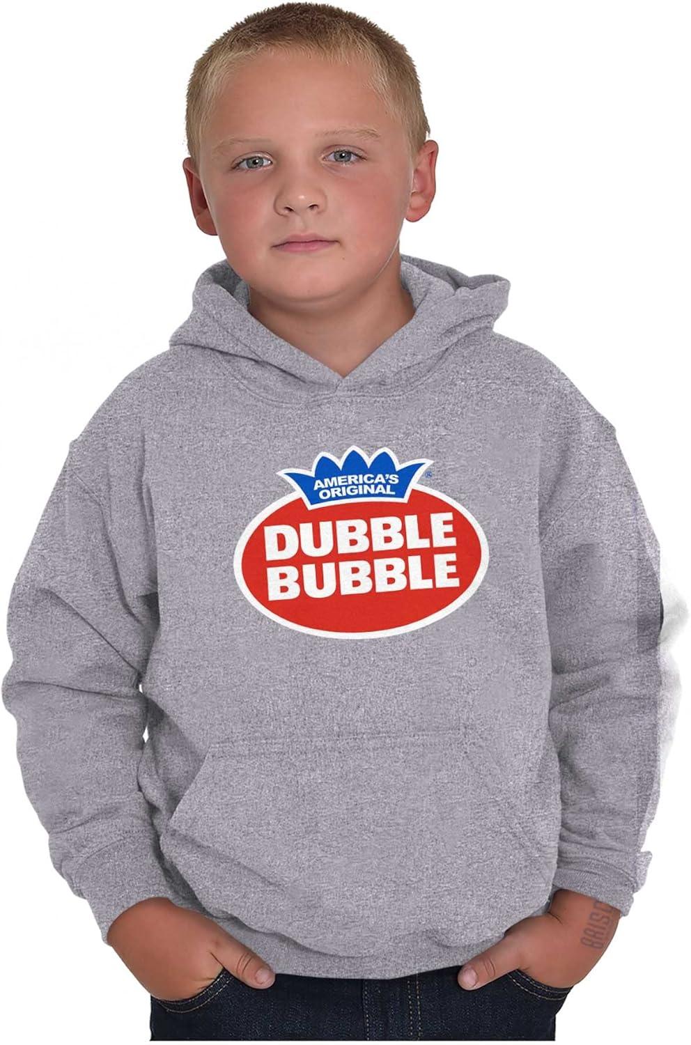 imageBrisco Brands Vintage Dubble Bubble Gum Double Logo Youth Hoodie Boy Girl
