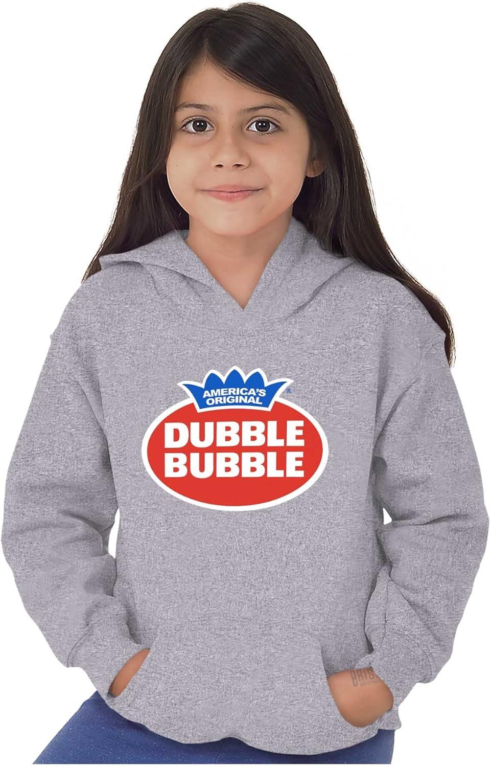 imageBrisco Brands Vintage Dubble Bubble Gum Double Logo Youth Hoodie Boy Girl