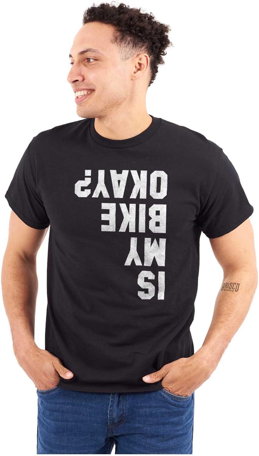 imageBrisco Brands is My Bike Okay Motorcycle Biker Graphic T Shirt Men or WomenBlack