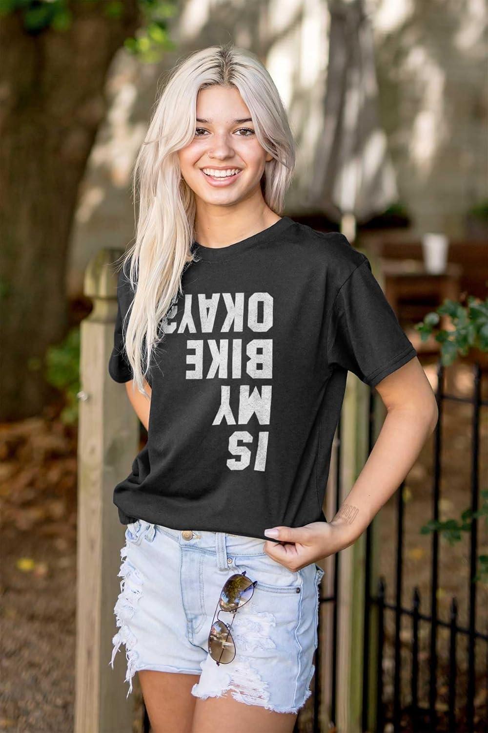 imageBrisco Brands is My Bike Okay Motorcycle Biker Graphic T Shirt Men or WomenBlack