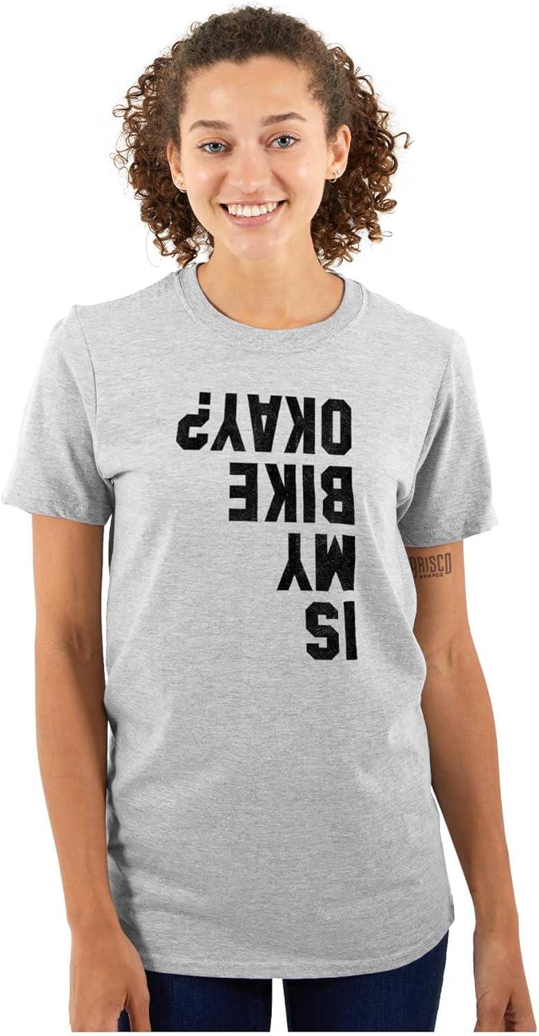 imageBrisco Brands is My Bike Okay Motorcycle Biker Graphic T Shirt Men or WomenSport Grey