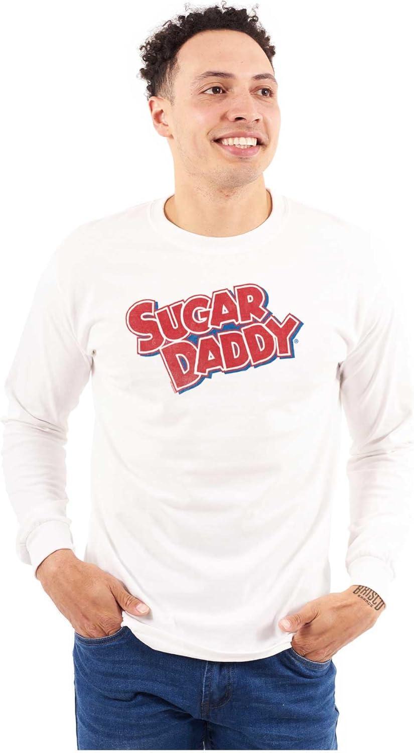 imageClassic Candies Sugar Daddy Cool Logo Long Sleeve Tshirt Men WomenWhite