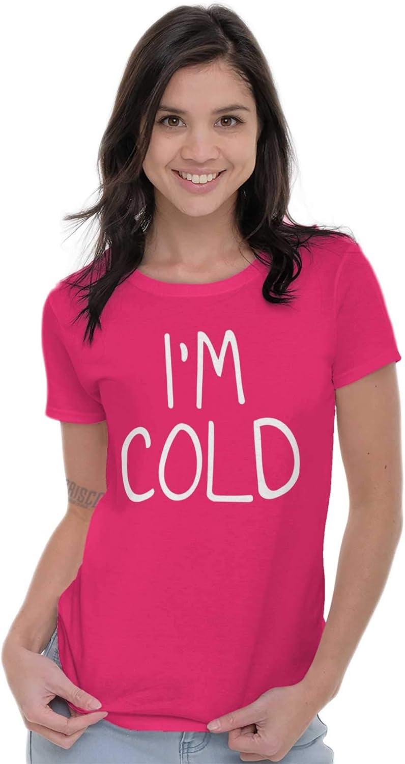 imageClassic Teaze Im Cold Bundle Up Statement Womens Slim Fit Graphic TeeHeliconia