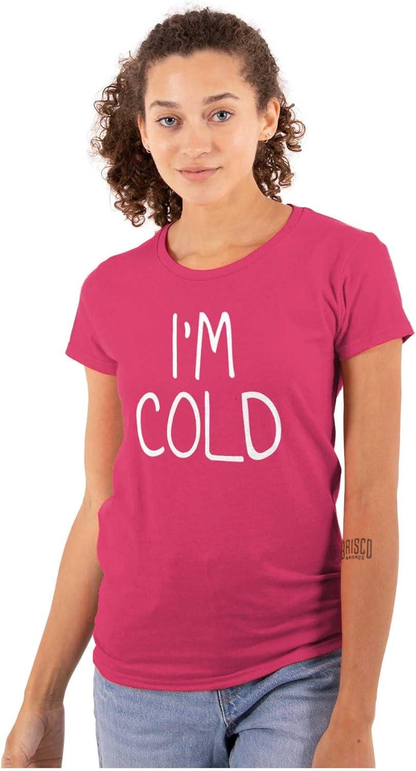 imageClassic Teaze Im Cold Bundle Up Statement Womens Slim Fit Graphic TeeHeliconia