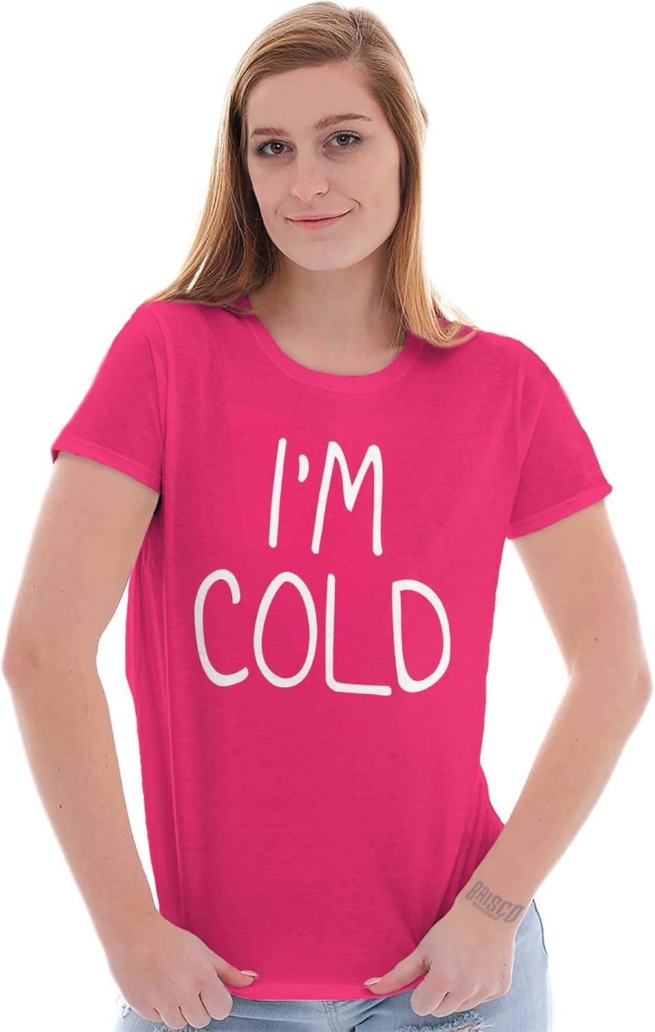 imageClassic Teaze Im Cold Bundle Up Statement Womens Slim Fit Graphic TeeHeliconia