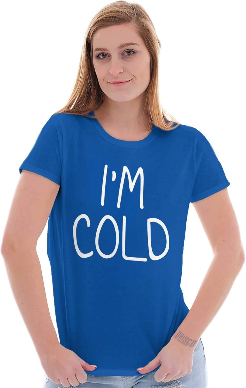 imageClassic Teaze Im Cold Bundle Up Statement Womens Slim Fit Graphic TeeRoyal