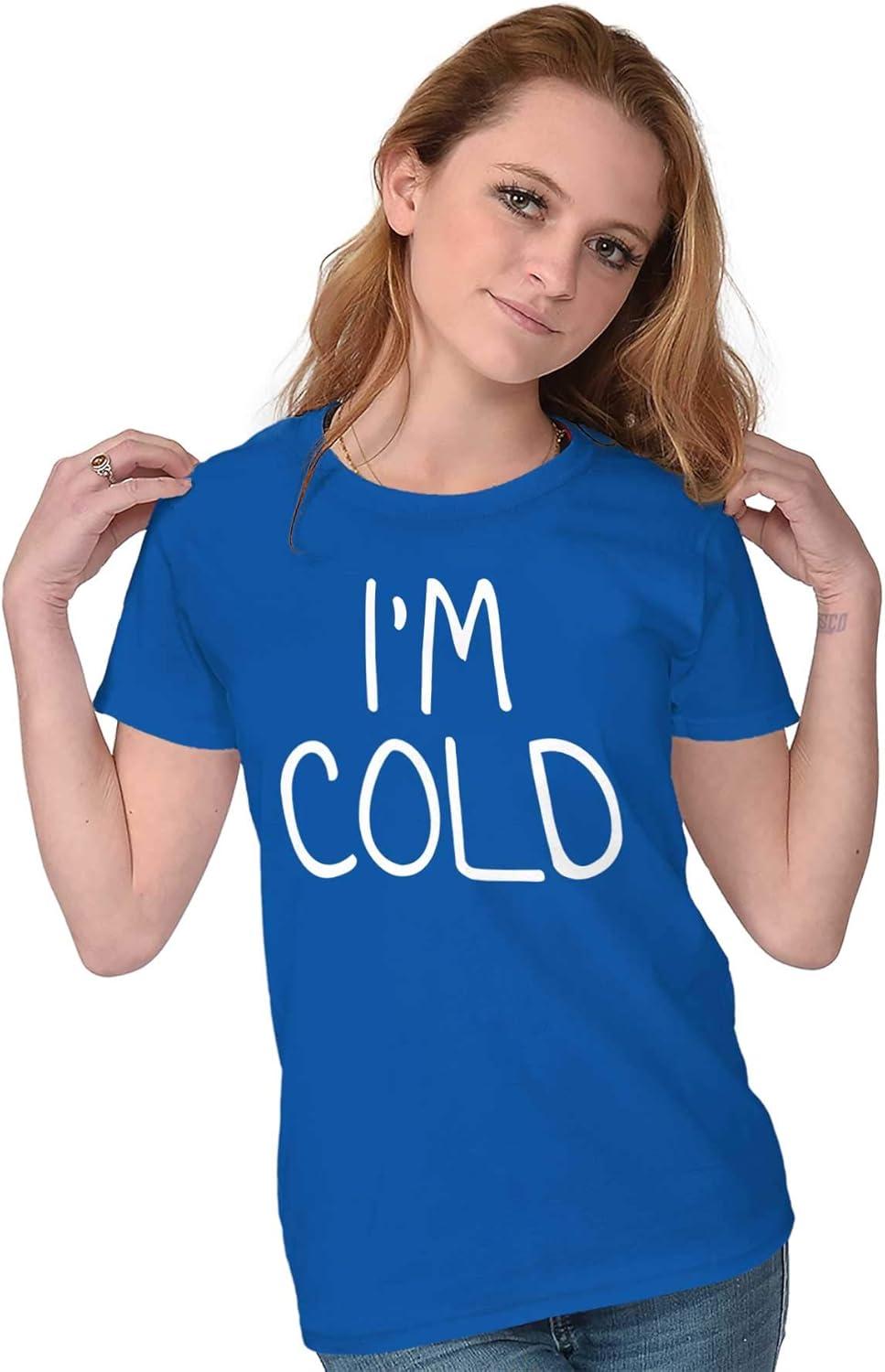 imageClassic Teaze Im Cold Bundle Up Statement Womens Slim Fit Graphic TeeRoyal