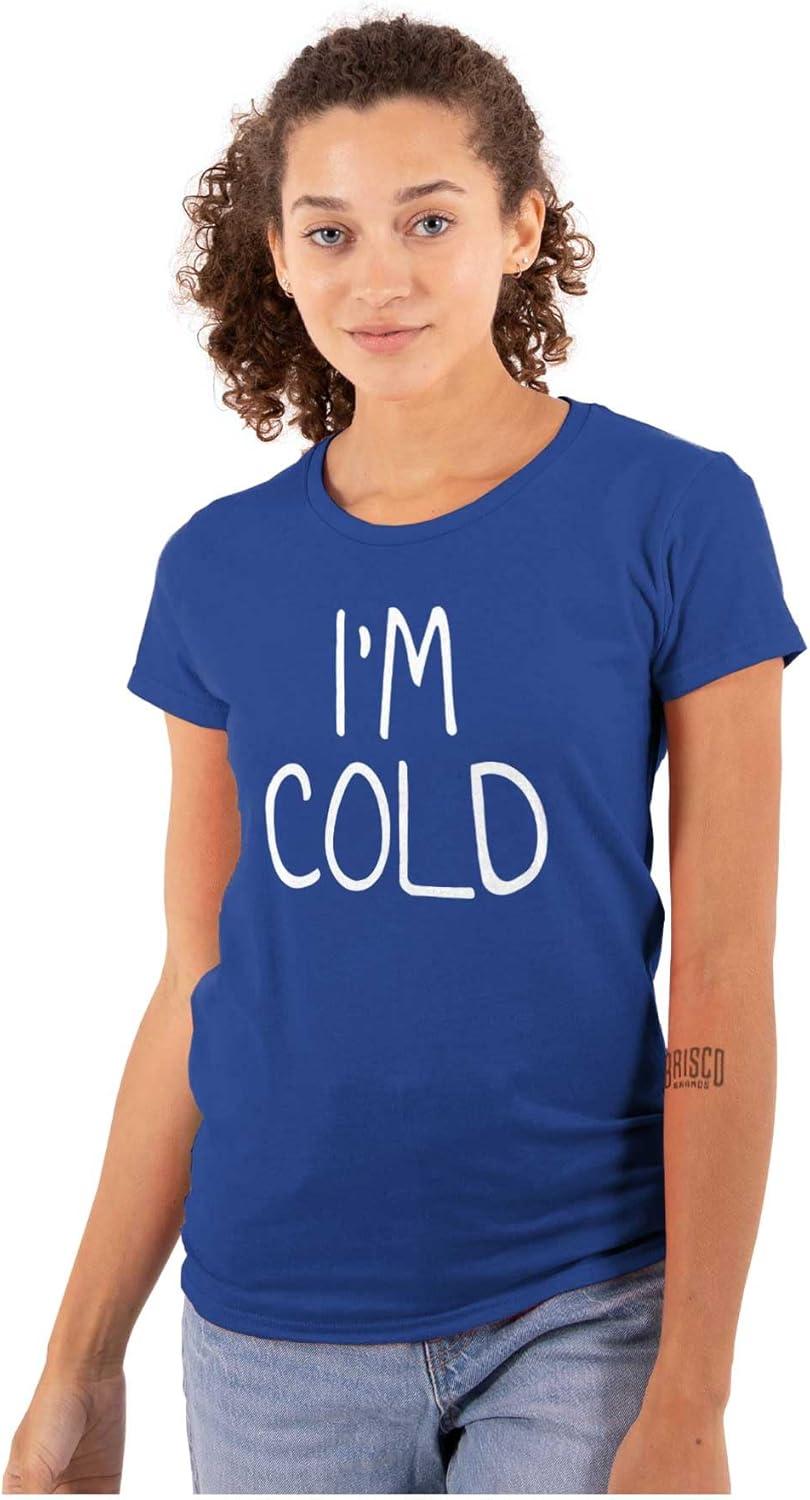 imageClassic Teaze Im Cold Bundle Up Statement Womens Slim Fit Graphic TeeRoyal