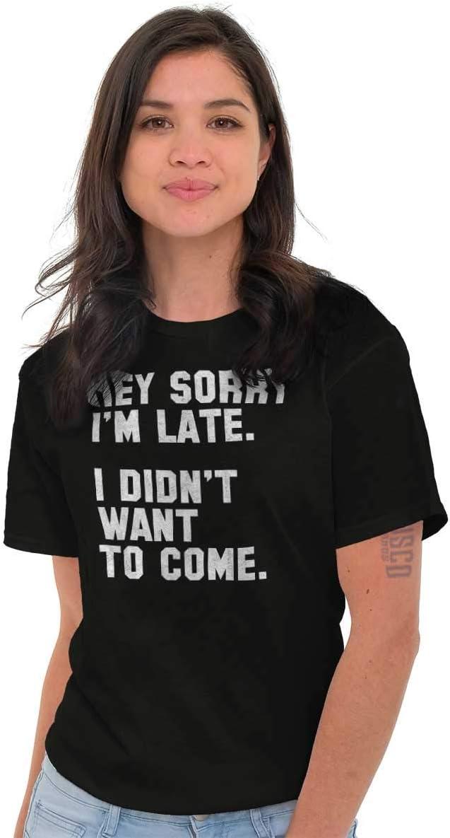 imageI Didnt Want to Come Antisocial Funny Graphic T Shirt Men or WomenBlack