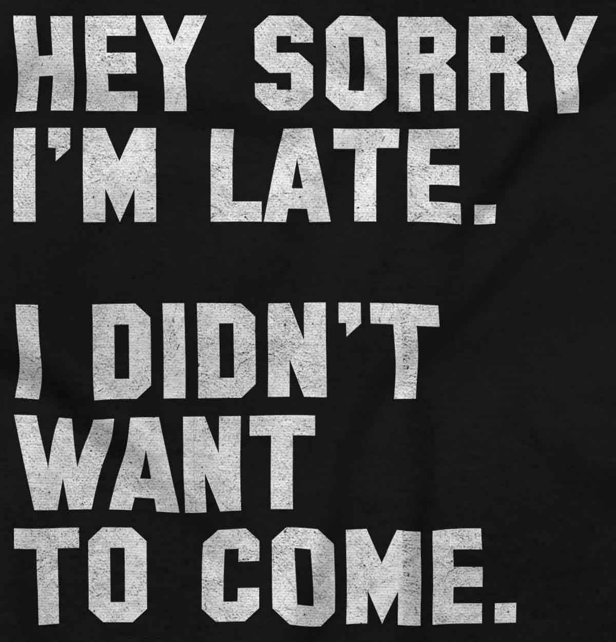 imageI Didnt Want to Come Antisocial Funny Graphic T Shirt Men or WomenBlack