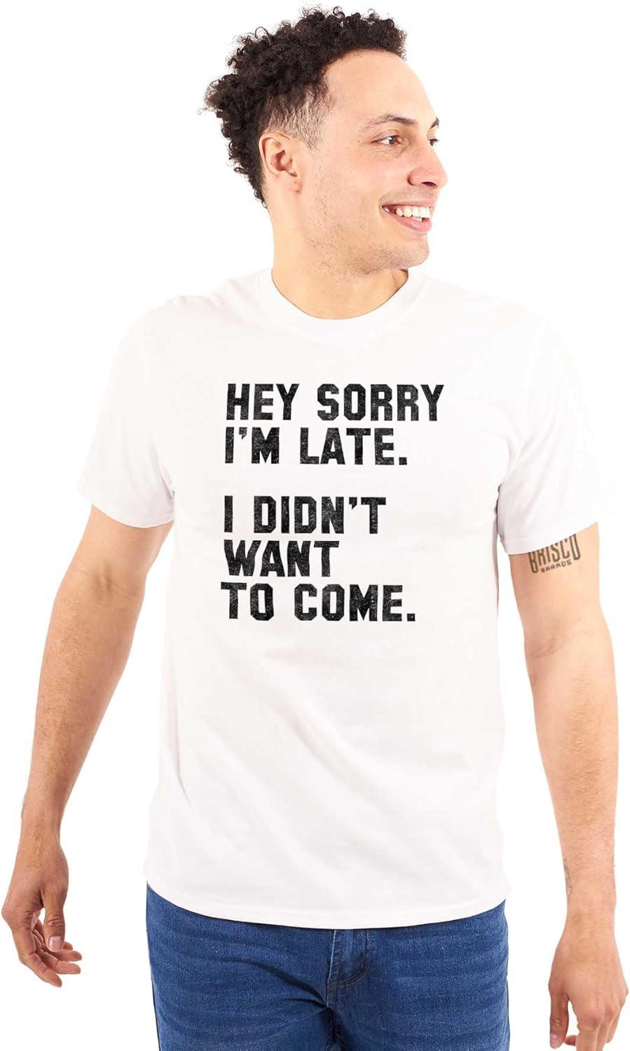 imageI Didnt Want to Come Antisocial Funny Graphic T Shirt Men or WomenWhite