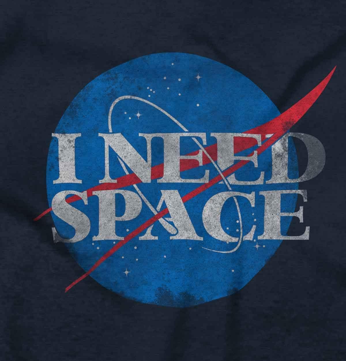imageI Need Space Socially Distant Funny Graphic T Shirt Men or WomenNavy