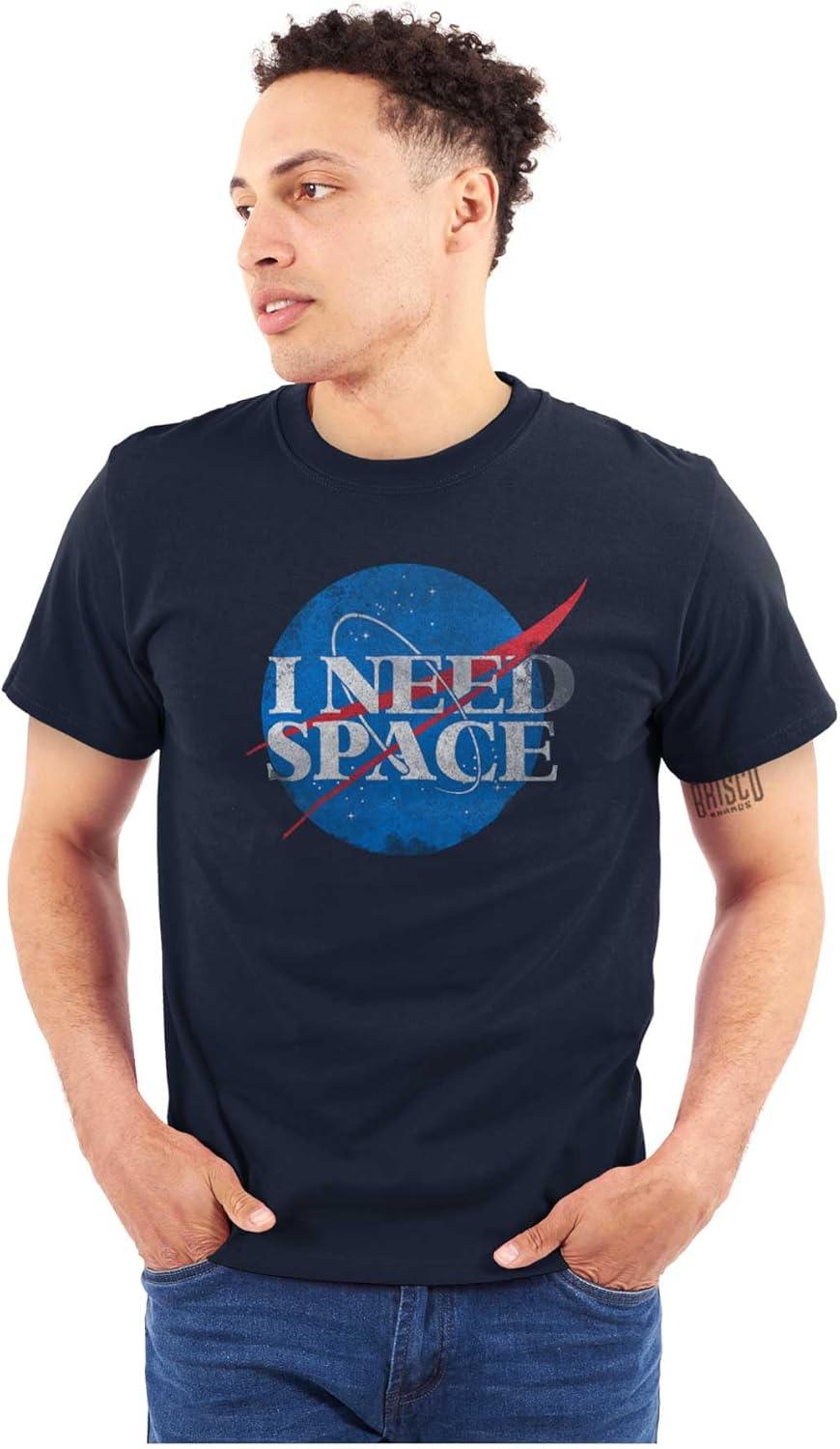 imageI Need Space Socially Distant Funny Graphic T Shirt Men or WomenNavy