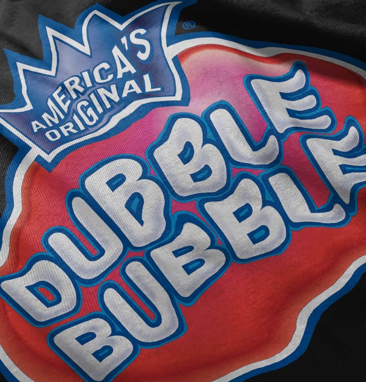 imageOriginal Dubble Bubble Double Logo Gum Toddler Boy Girl T ShirtBlack