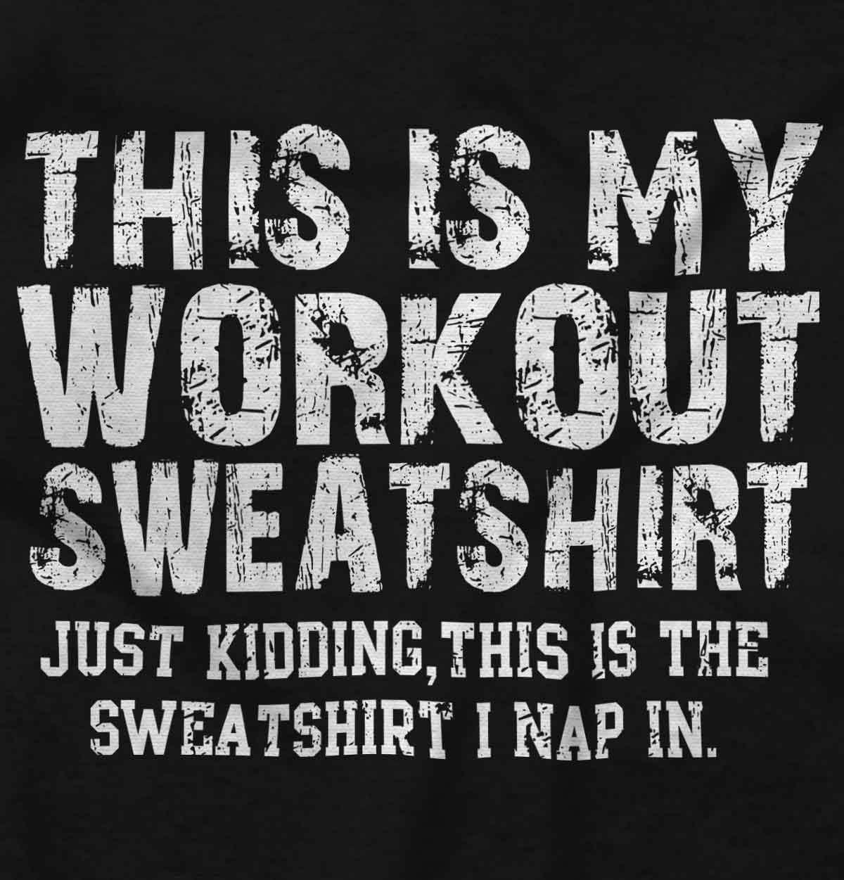 imageThis Is My Workout Just Kidding Nap Hoodie Sweatshirt Women MenBlack