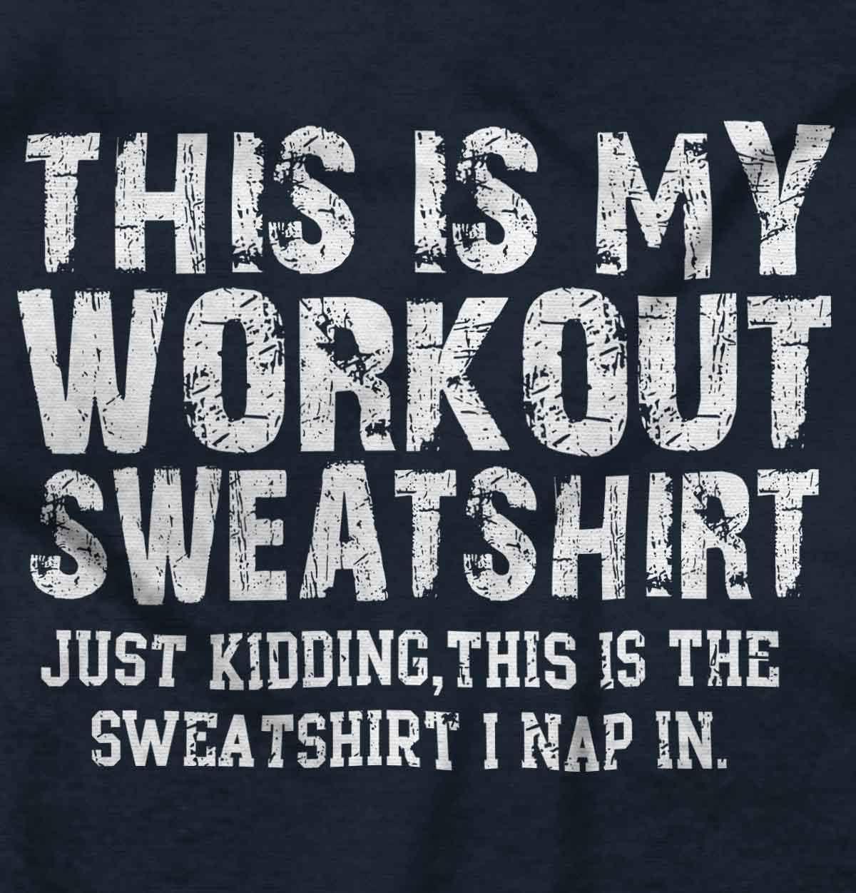 imageThis Is My Workout Just Kidding Nap Hoodie Sweatshirt Women MenNavy