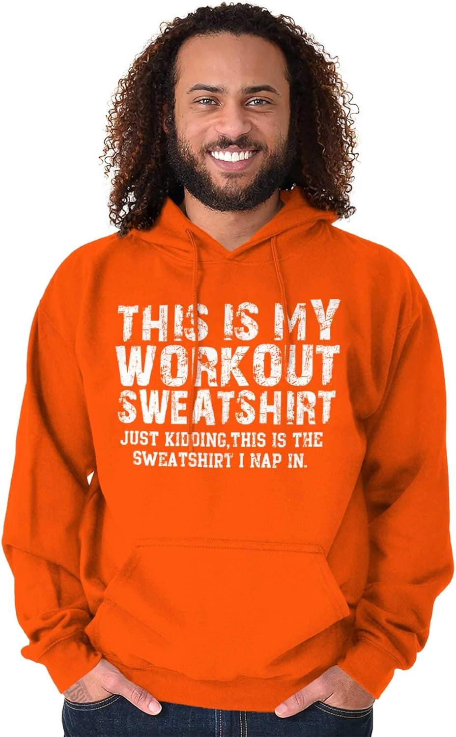 imageThis Is My Workout Just Kidding Nap Hoodie Sweatshirt Women MenOrange