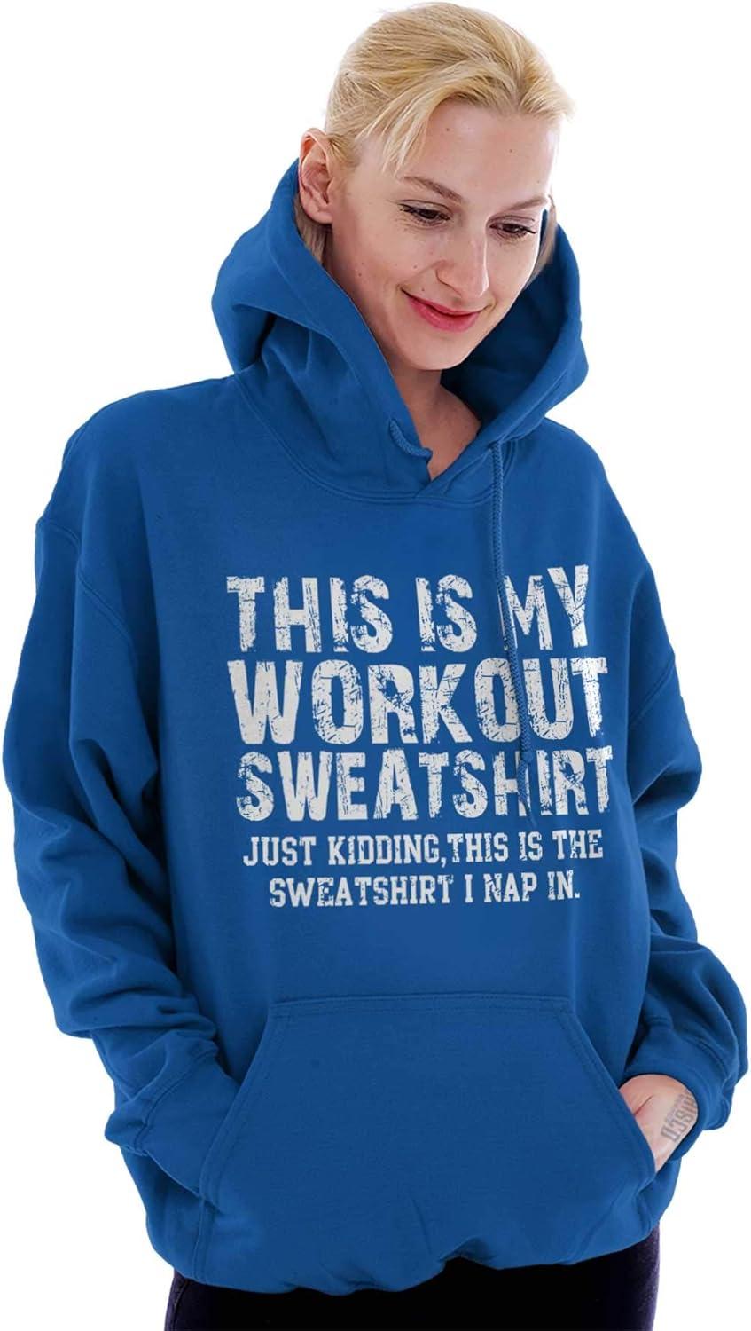 imageThis Is My Workout Just Kidding Nap Hoodie Sweatshirt Women MenRoyal