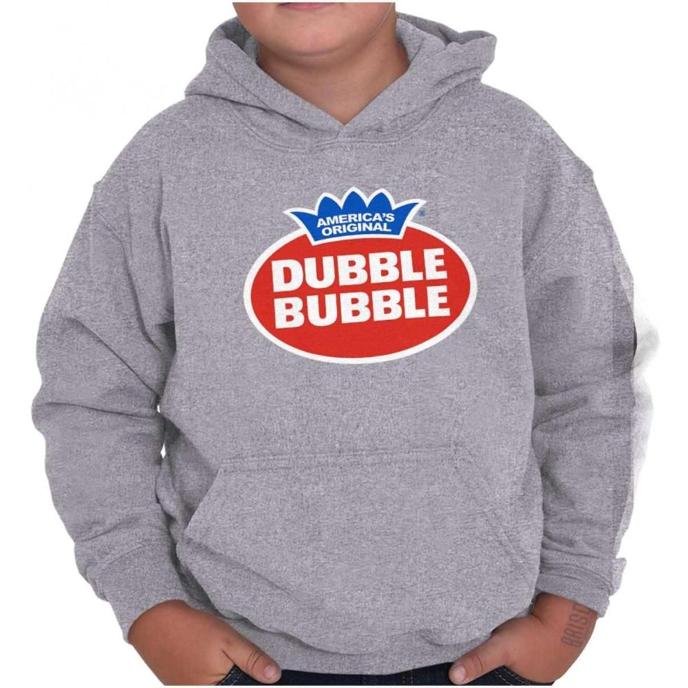 imageBrisco Brands Vintage Dubble Bubble Gum Double Logo Youth Hoodie Boy Girl
