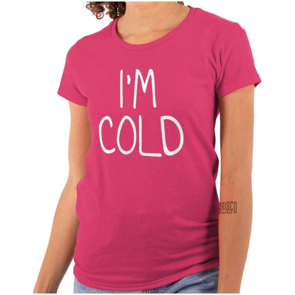 imageClassic Teaze Im Cold Bundle Up Statement Womens Slim Fit Graphic TeeHeliconia