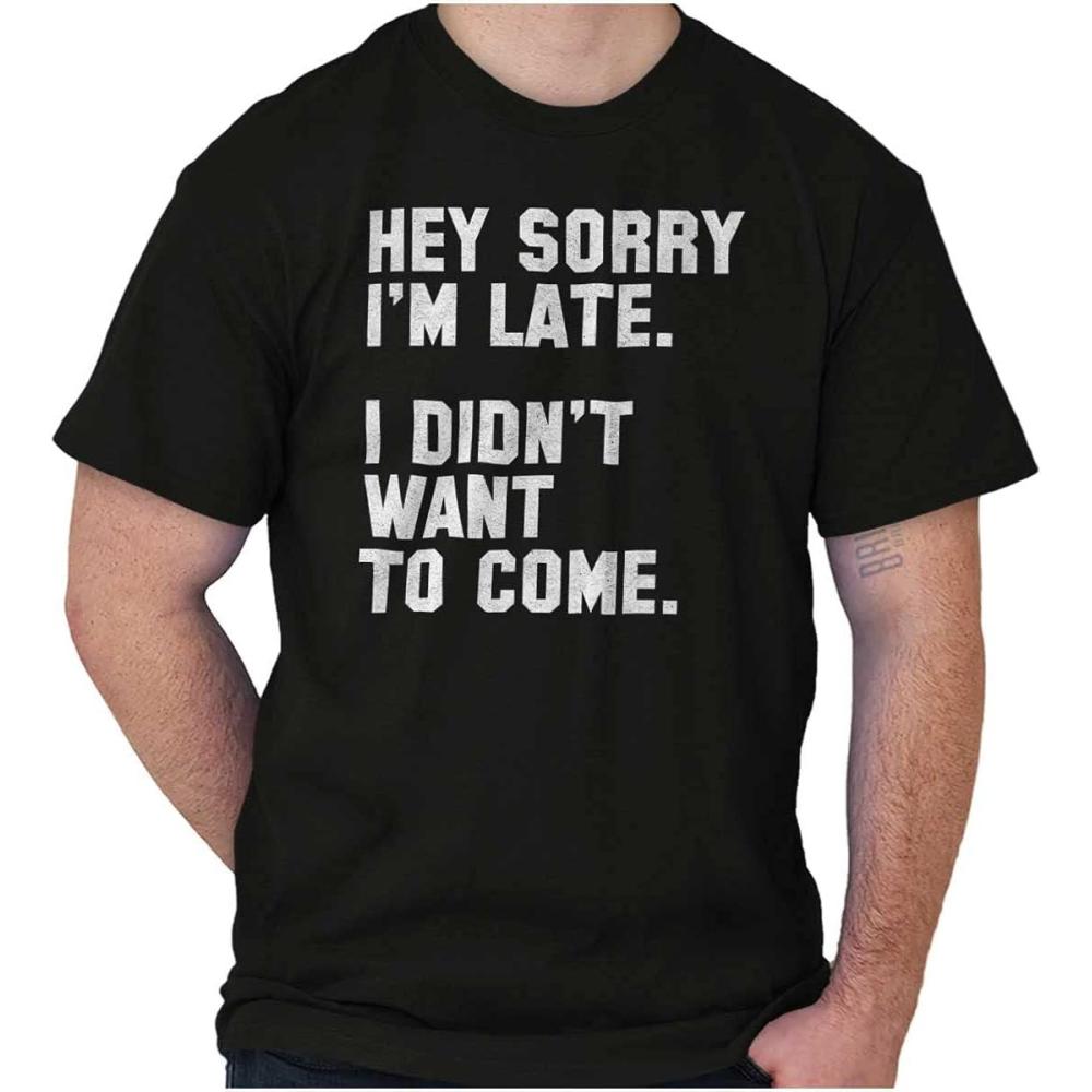 imageI Didnt Want to Come Antisocial Funny Graphic T Shirt Men or WomenBlack