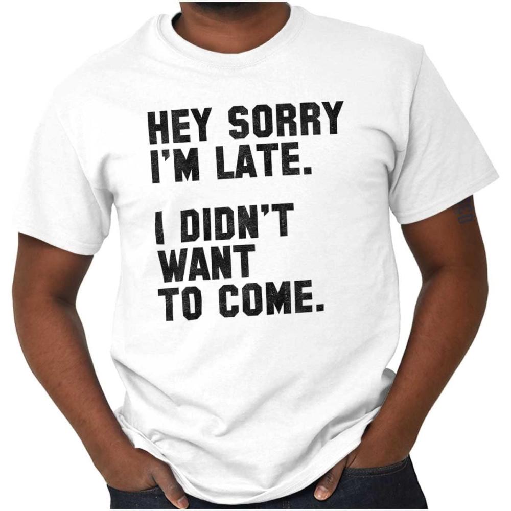 imageI Didnt Want to Come Antisocial Funny Graphic T Shirt Men or WomenWhite