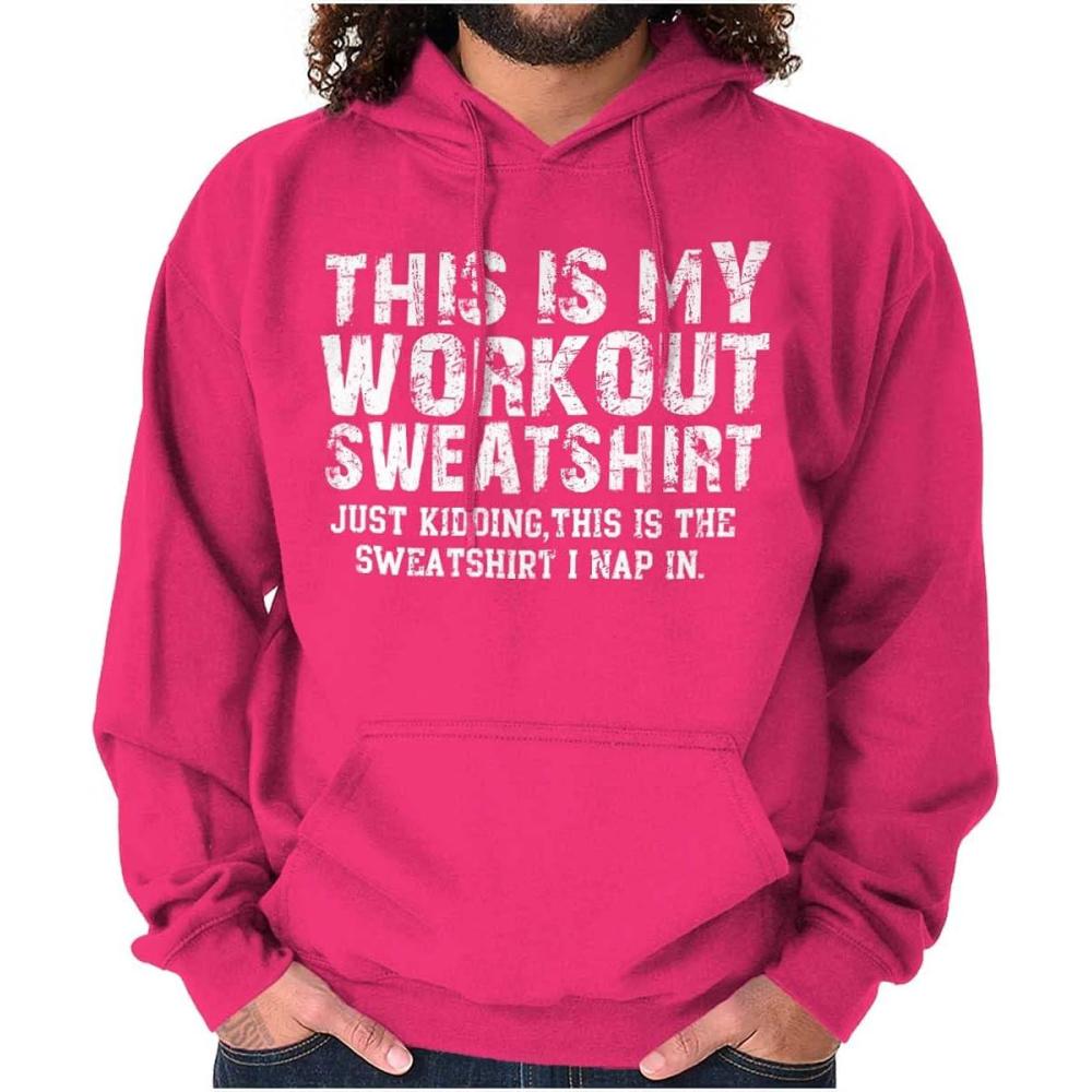 imageThis Is My Workout Just Kidding Nap Hoodie Sweatshirt Women MenHeliconia