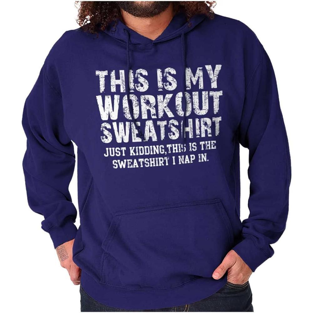 imageThis Is My Workout Just Kidding Nap Hoodie Sweatshirt Women MenPurple
