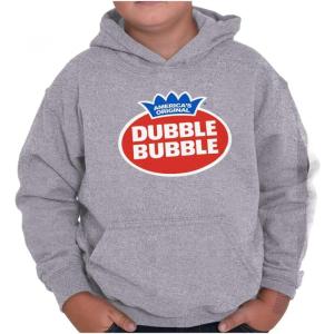 Brisco Brands Vintage Dubble Bubble Gum Double Logo Youth Hoodie Boy Girl