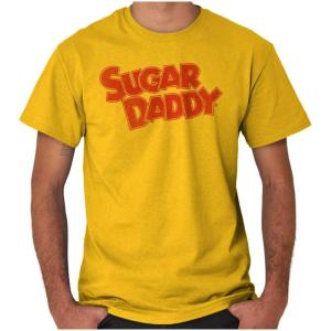 Sugar Daddy Logo Favorite Candy Graphic T Shirt Men or Women(Daisy)
