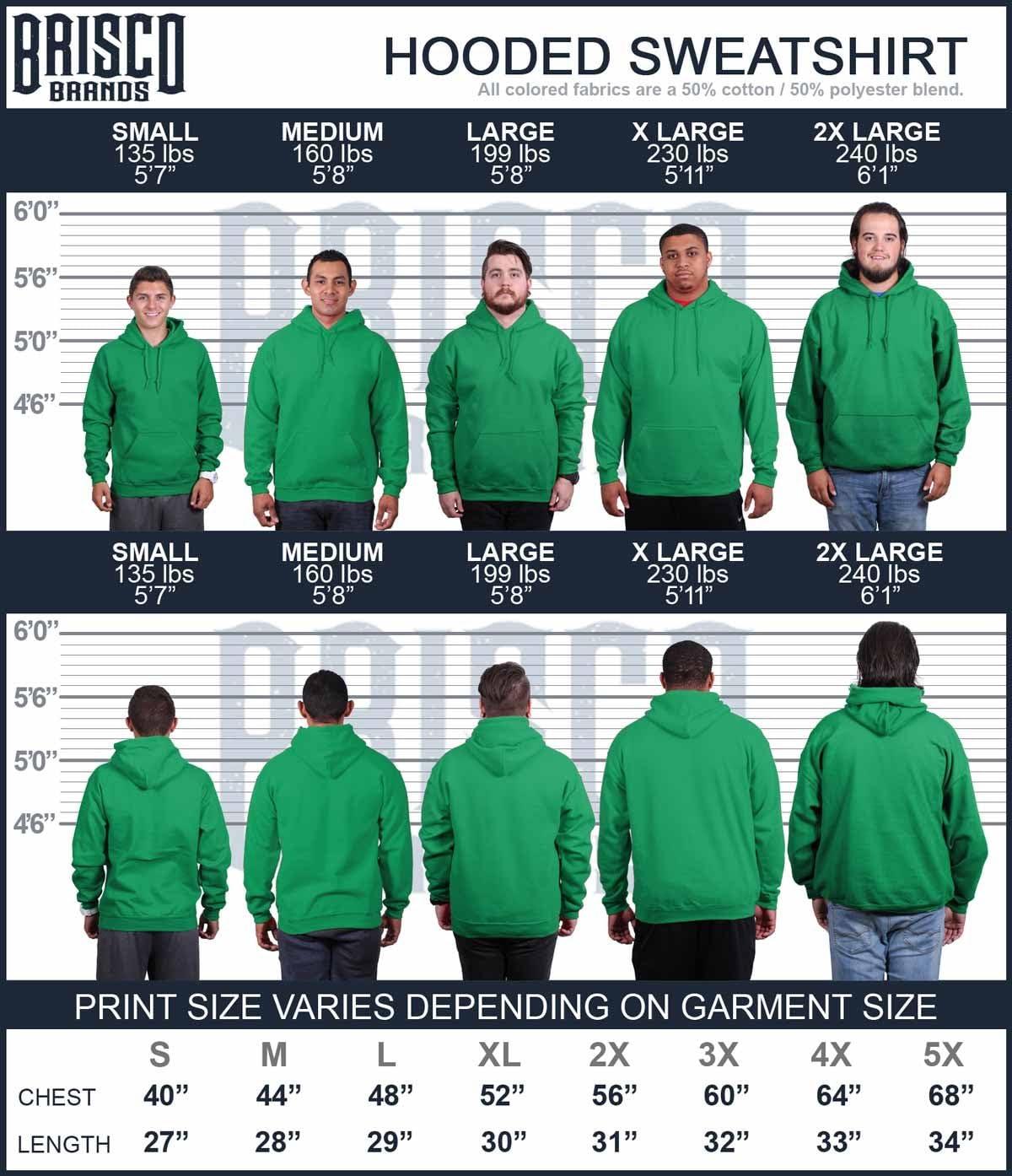 imageBrisco Brands Cool Trophy Husband Number 1 Hubby Hoodie Hooded Sweatshirt MenIrish Green