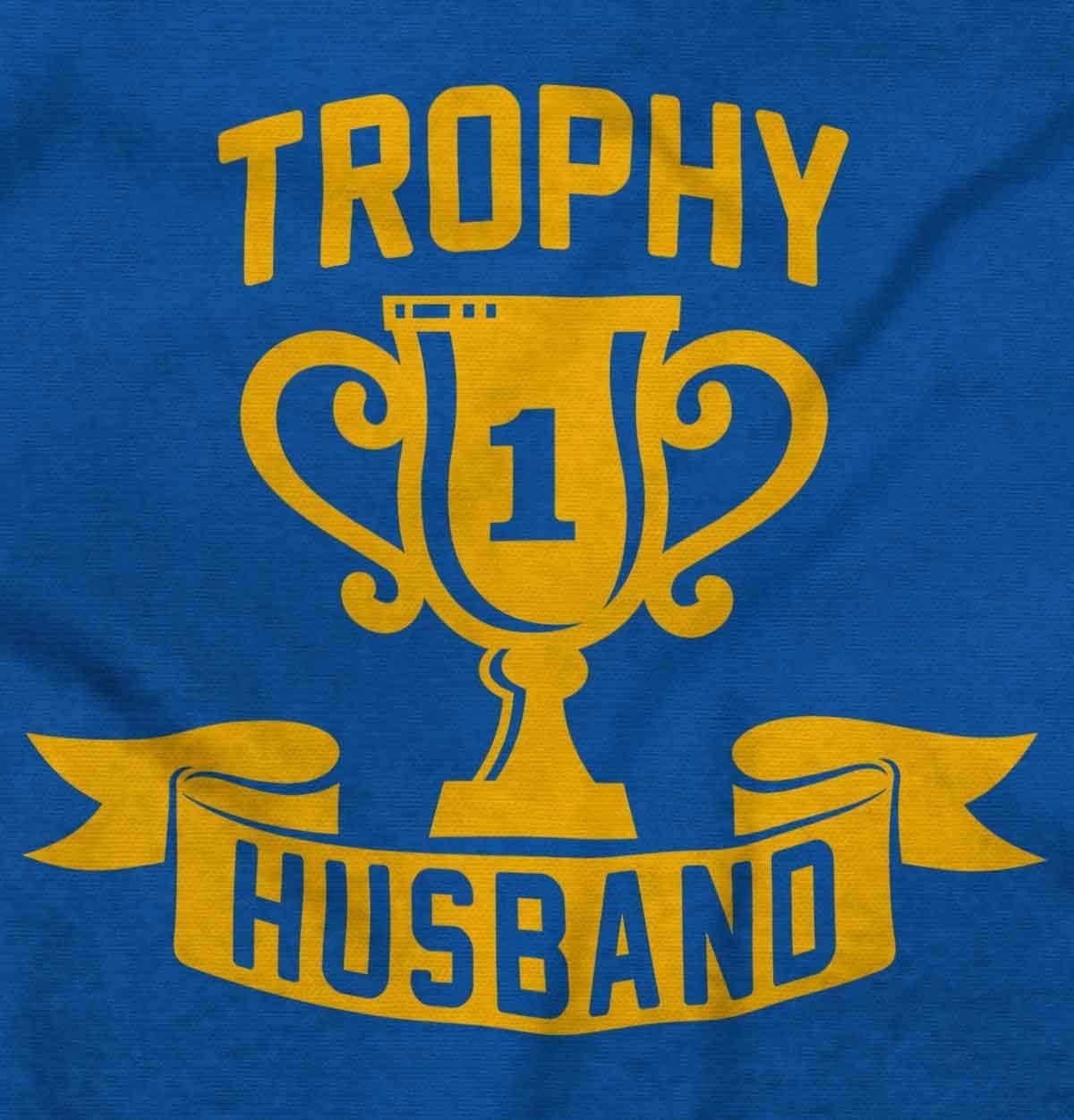 imageBrisco Brands Cool Trophy Husband Number 1 Hubby Hoodie Hooded Sweatshirt MenRoyal