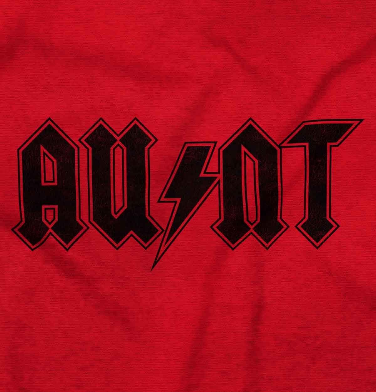 imageCool Auntie Aunt Funny Favorite Cute Womens Long Sleeve T ShirtRed