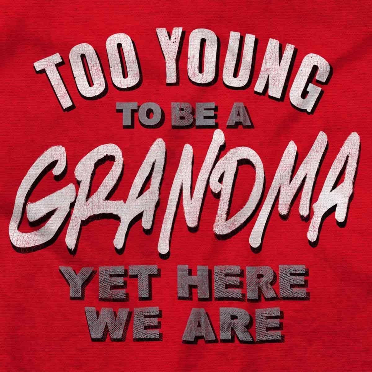 imageGrandma Granny Gigi Funny Cute Joke Womens Slim Fit Graphic TeeMaroon