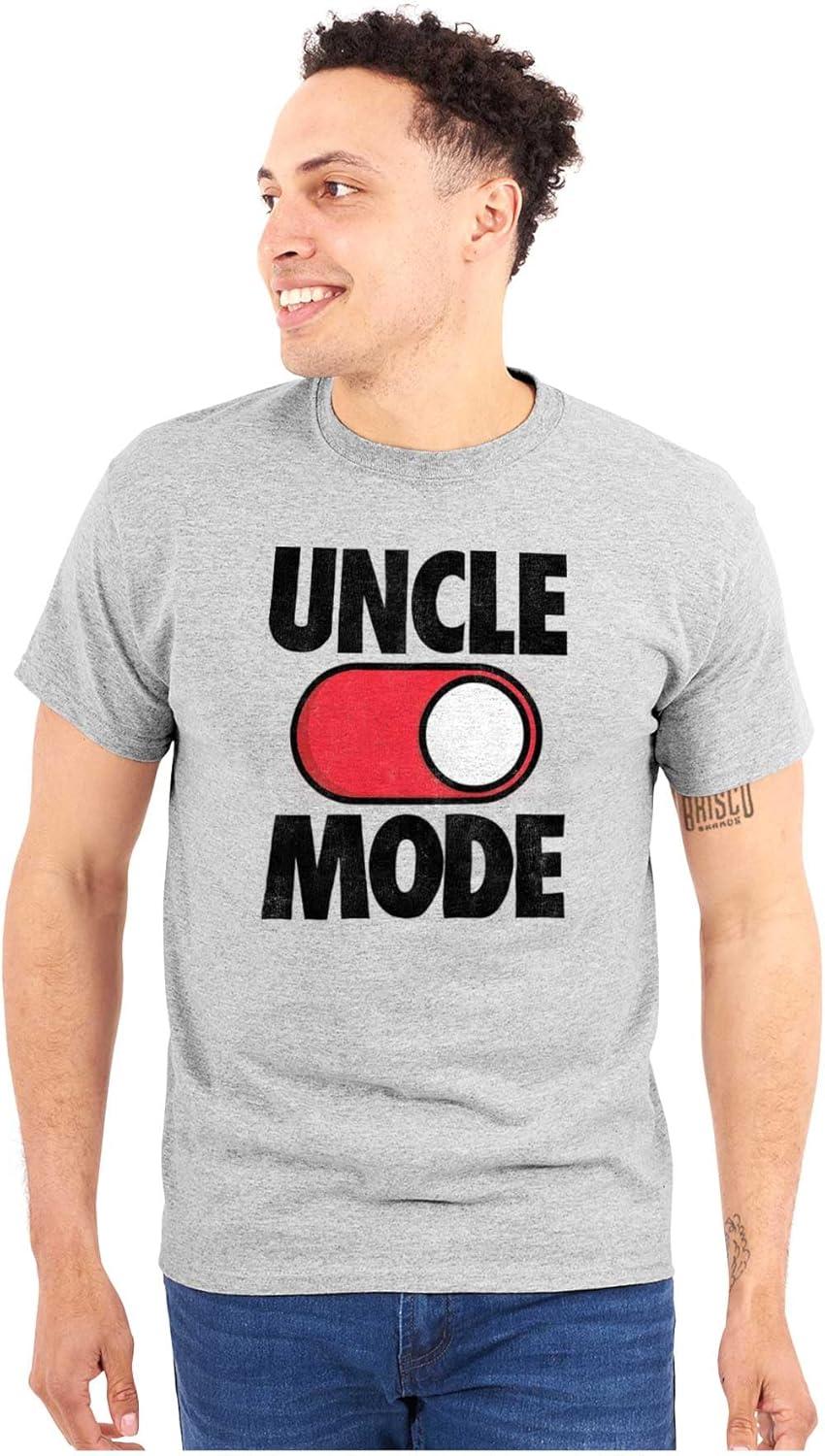 imageUncle Mode On Off Gym Birthday Mens Graphic T Shirt TeesSport Grey