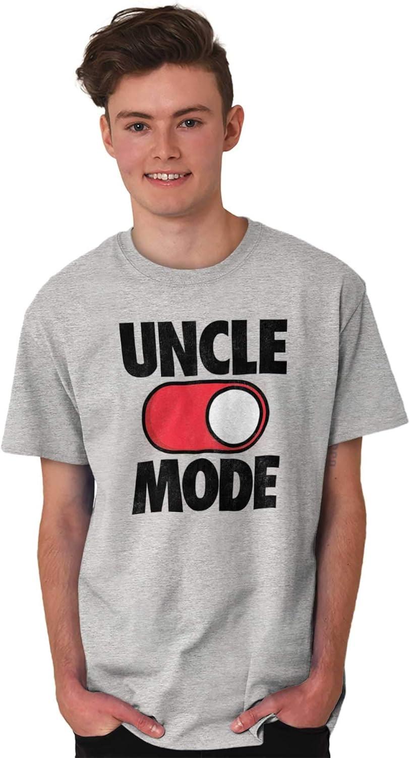 imageUncle Mode On Off Gym Birthday Mens Graphic T Shirt TeesSport Grey
