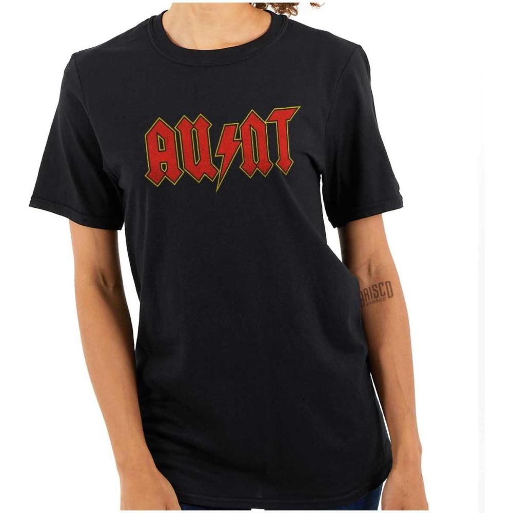 imageCool Auntie Aunt Funny Favorite Cute Womens Graphic T Shirt TeesBlack