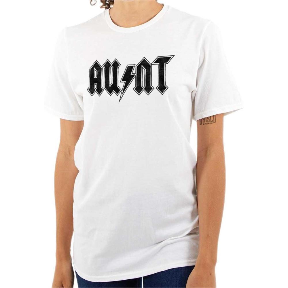 imageCool Auntie Aunt Funny Favorite Cute Womens Graphic T Shirt TeesWhite