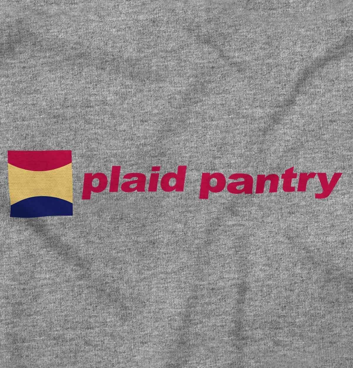 imageBrisco Brands Plaid Pantry Store Minimalist Logo Sweatshirt for Men or WomenSport Grey