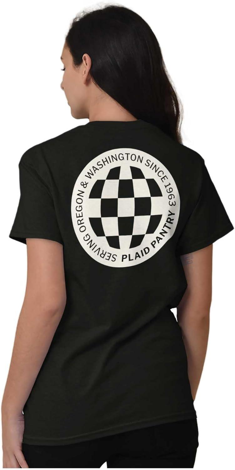 imagePlaid Pantry Since 1963 Checker Logo Graphic T Shirt Men or WomenBlack