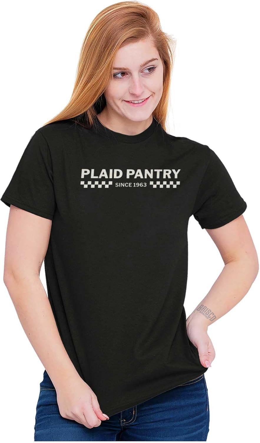 imagePlaid Pantry Since 1963 Checker Logo Graphic T Shirt Men or WomenBlack