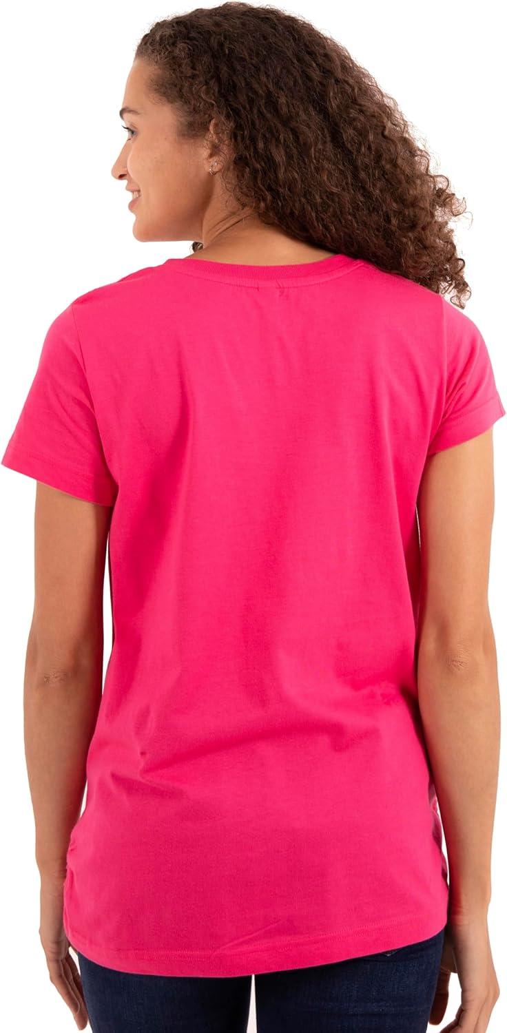 imageWomens Maternity Oops I Did it Again Expecting T Shirt TeeHot Pink
