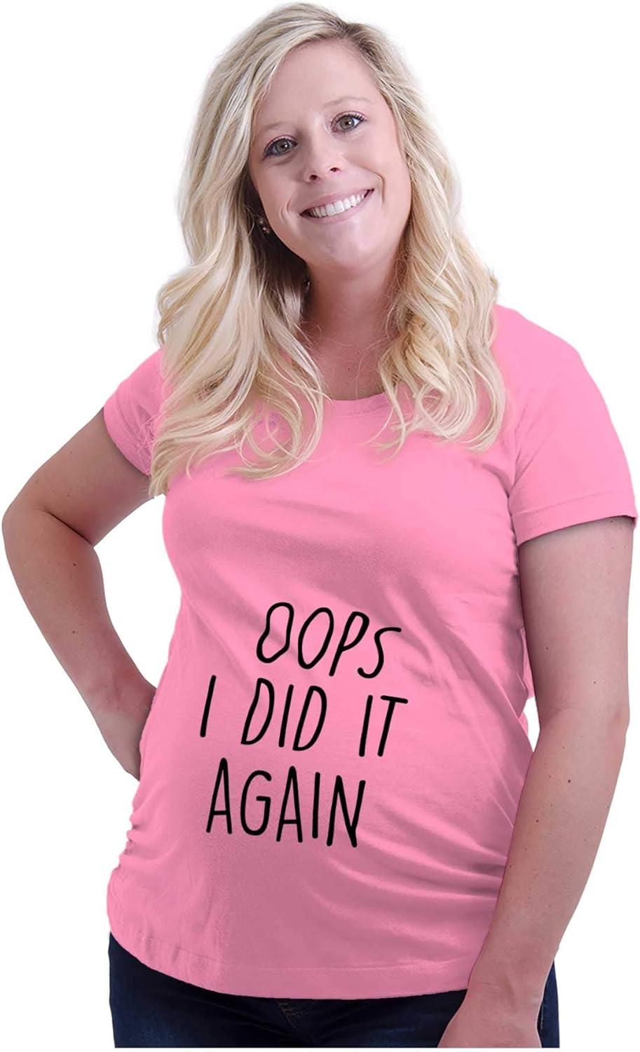 imageWomens Maternity Oops I Did it Again Expecting T Shirt TeePink